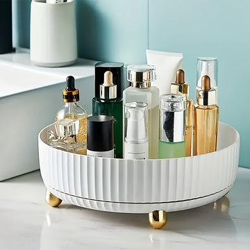 Large Capacity 360° Rotating Makeup & Perfume Organizer