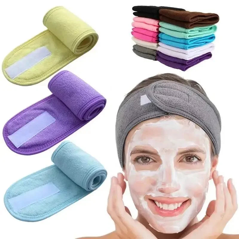 Soft Towel Headband for Face Washing & Spa